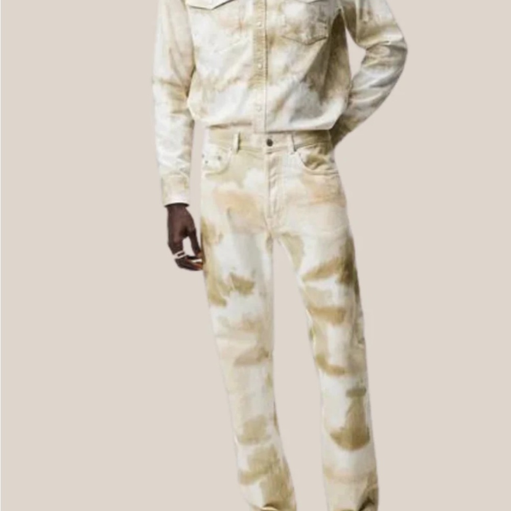 J. Lindeberg CODY DRIP-DYE REGULAR JEANS
ALOE, NWT $176
